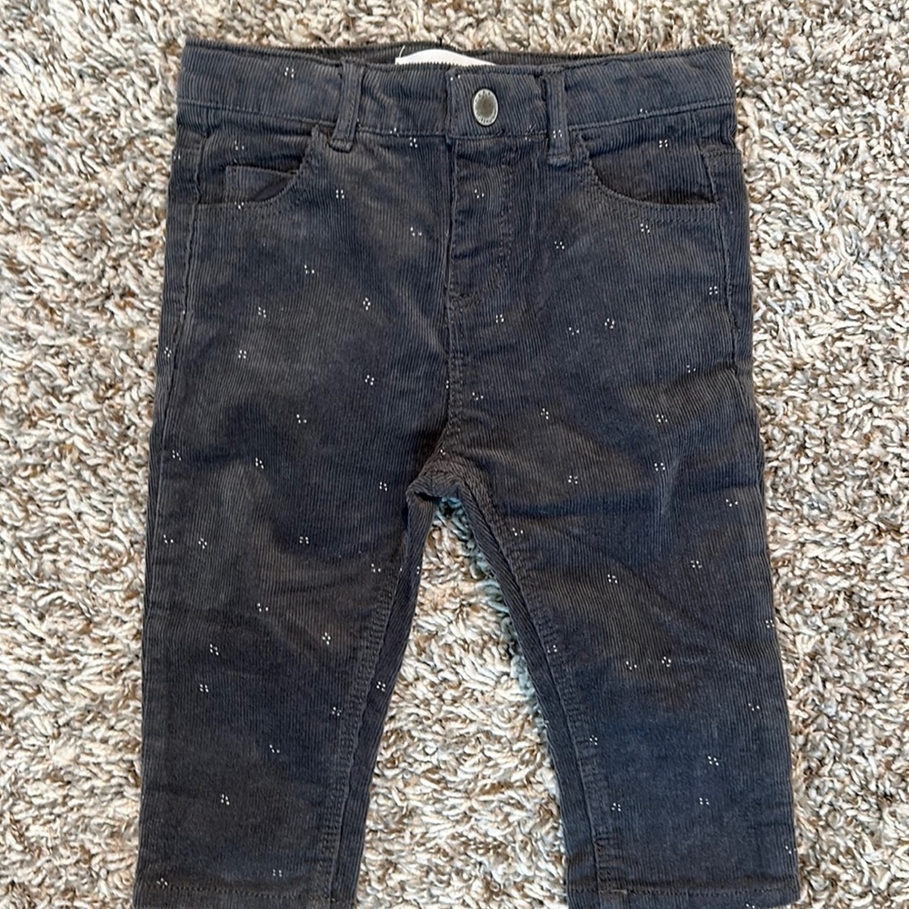 Baby Zara grey corduroy pants